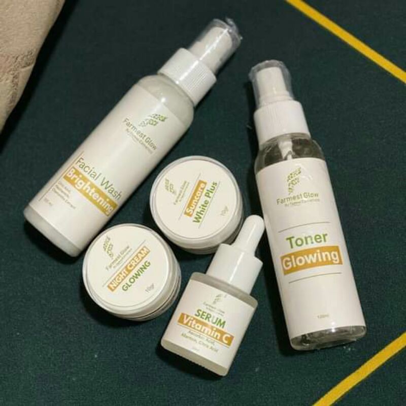 Jual Farmest Glow Serries Paket Lengkap Normal Shopee Indonesia