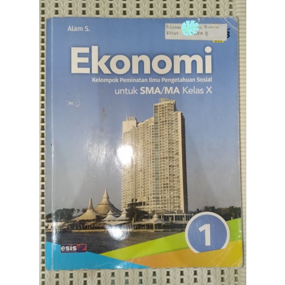 Jual BUKU PAKET EKONOMI KELAS 10 SMA MA ESIS Shopee Indonesia