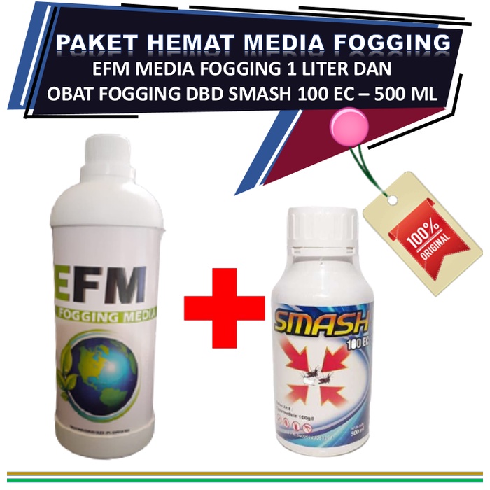 Jual Obat Fogging Nyamuk Dbd Paket Efm Liter Smash Ml Shopee