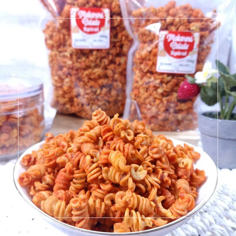 Jual MAKARONI SPIRAL 500GR MAKARONI SPIRAL EXTRA PEDAS MAKARONI ULIR