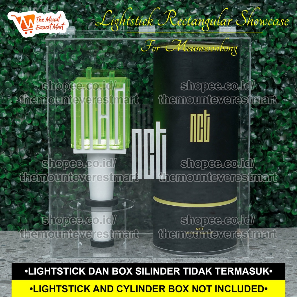 Jual Lightstick Showcase Box Display Akrilik Untuk Lightstick NCT Dan