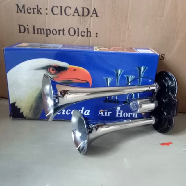 Jual Airhorn Air Horn Klakson Angin Corong Mobil Truk Cicada