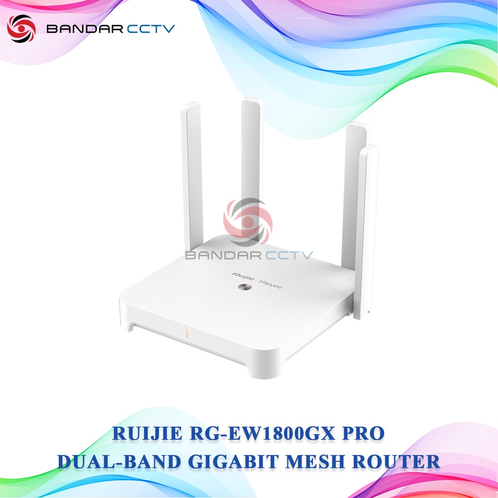 Jual Ruijie RG EW1800GX PRO 1800M WiFi 6 Dual Band Gigabit Mesh Router