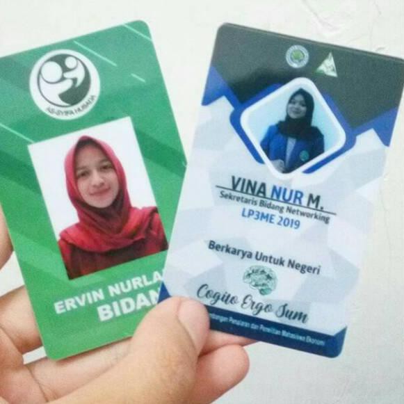 Jual Grosiran Murah Id Card Pvc Sisi Tanda Pengenal Ktm Kartu Pelajar