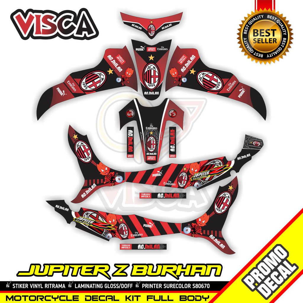 Jual Decal Jupiter Z Burhan Dekal Jupiter Z Burhan Stiker Jupiter Z