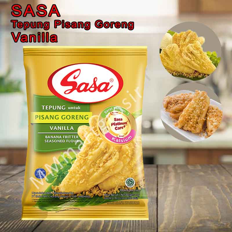 Jual SASA TEPUNG UNTUK PISANG GORENG VANILLA 70g Shopee Indonesia