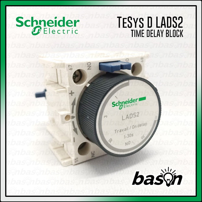 Jual SCHNEIDER TeSys D Time Delay Auxiliary Contact Block LADS2