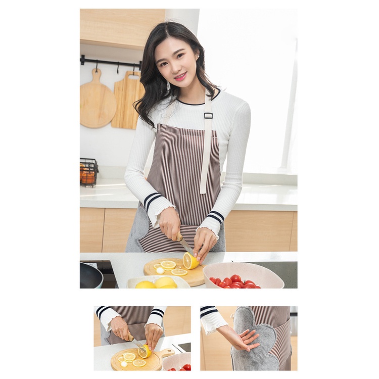 Jual Fullhouseid A Celemek Masak Anti Air Apron Waterproof Dan