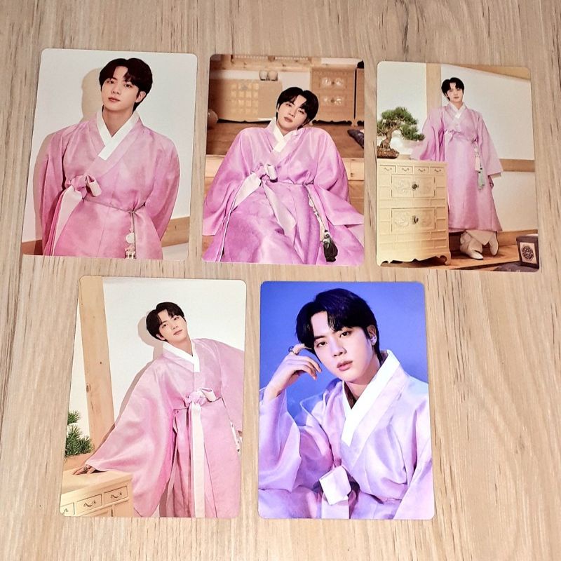 Jual BTS 2021 Official Mini Photocard Jin Dalmajung MPC Dalmajung