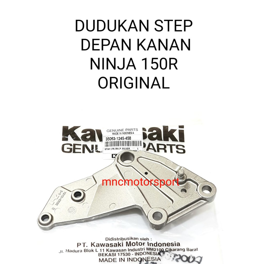 Jual DUDUKAN STEP FOOTSTEP DEPAN NINJA 150 R SS KANAN ORIGINAL 35063