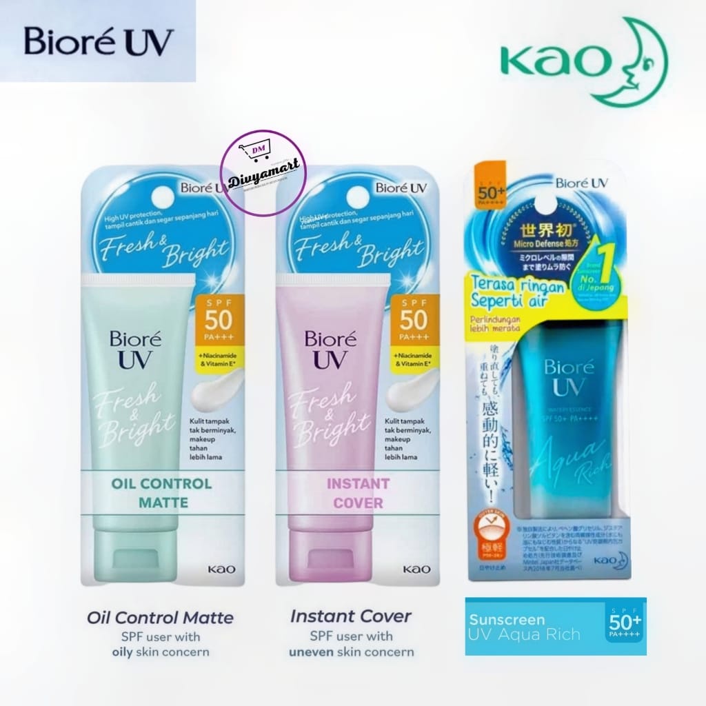 Jual Kao Biore Sunscreen Uv Aqua Rich Watery Essence Spf Pa G