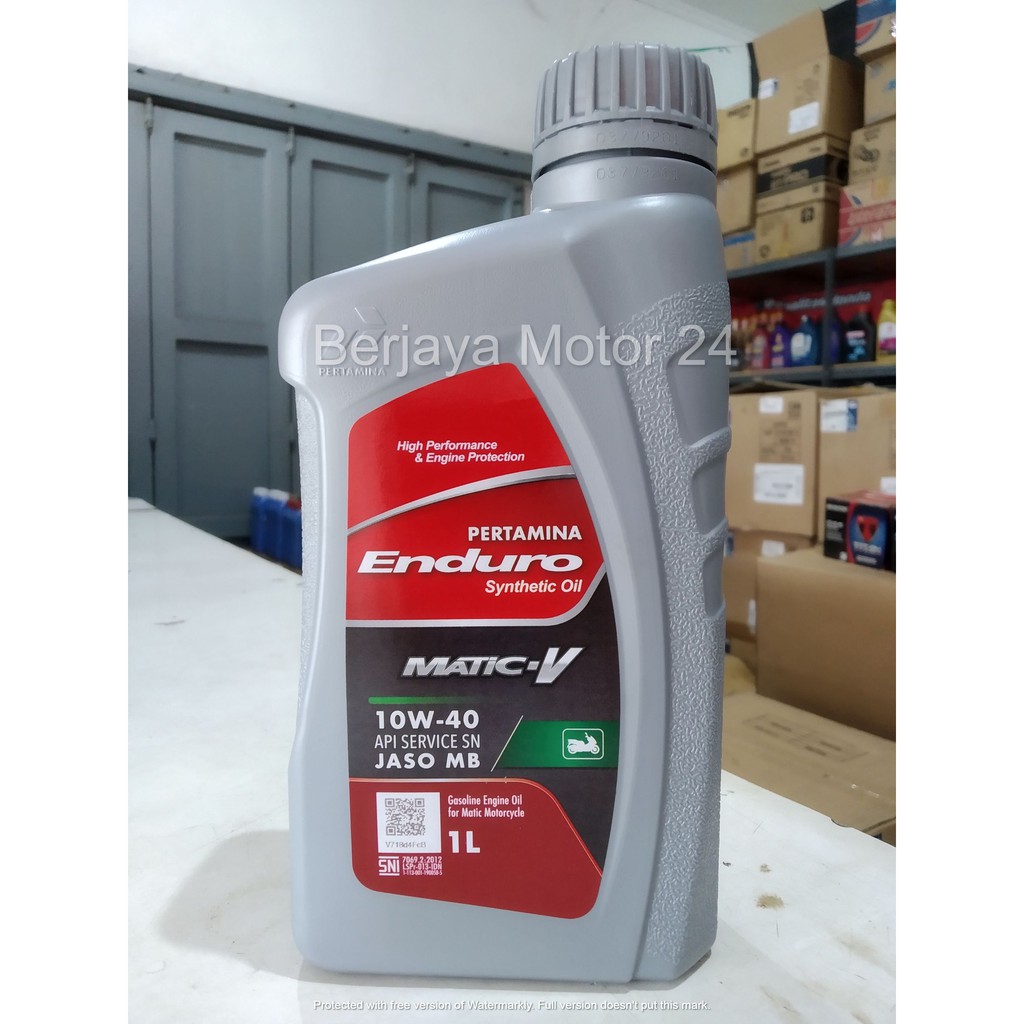 Jual OLI PERTAMINA ENDURO MATIC V 10W 40 1L Shopee Indonesia