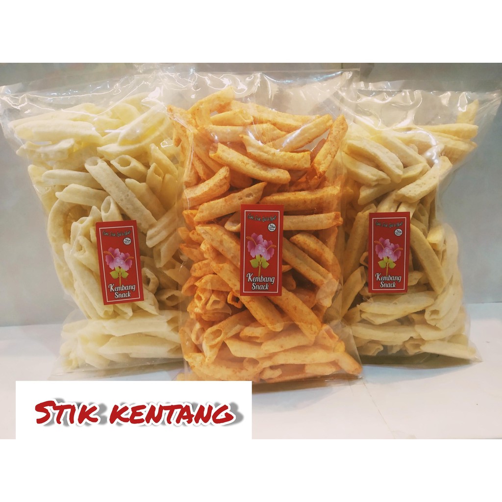 Jual Kue Kering Stick Kentang Balado Kemasan Gr Kembang Snack