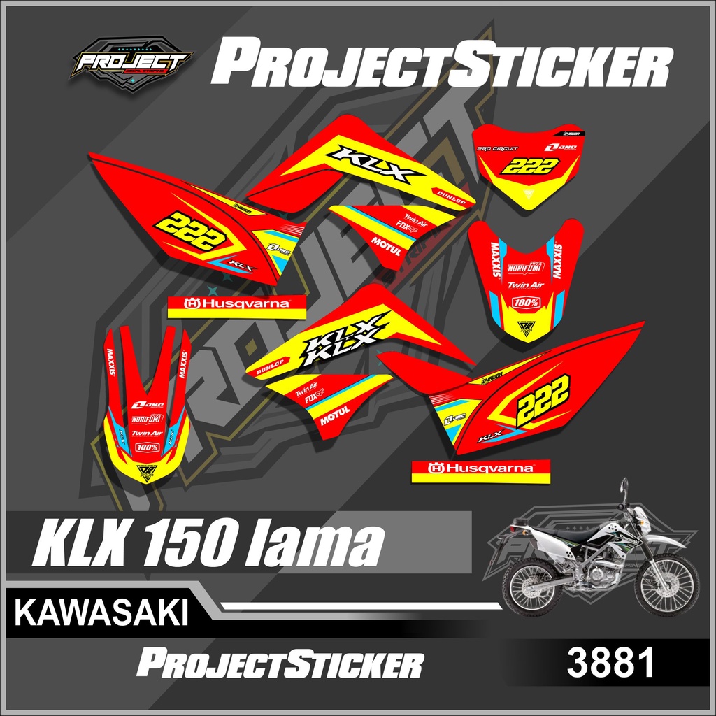 Jual Striping Sticker Motor Klx Old Lama Lis Design Minimalis