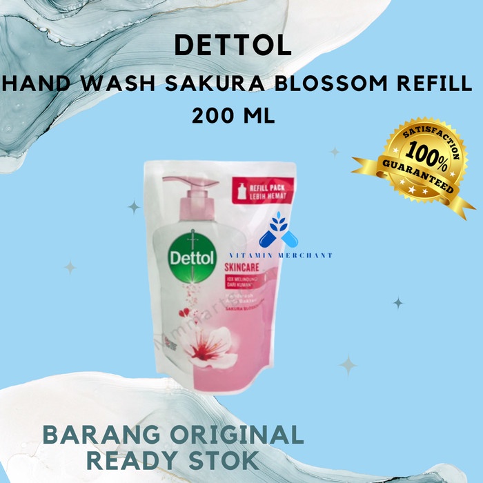 Jual Dettol Hand Wash Sakura Blossom Refill 200 Ml Shopee Indonesia