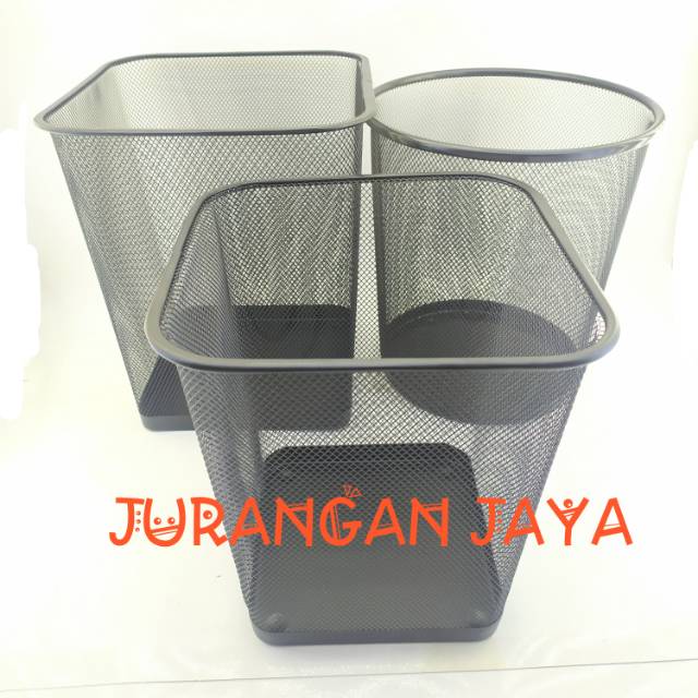 Jual Tempat Sampah Jaring Besi Wire Mesh Hitam Shopee Indonesia