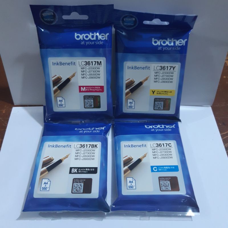 Jual Brother Ink Cartridge Lc Bk C M Y For Mfc J Dw Lc