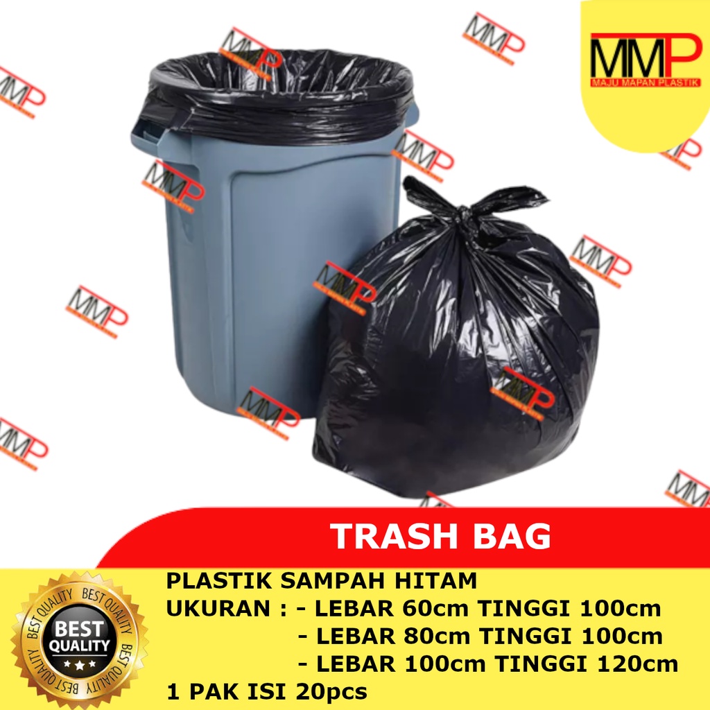 Jual Trash Bag Kantong Sampah Jumbo Kantong Sampah Hitam Besar Isi