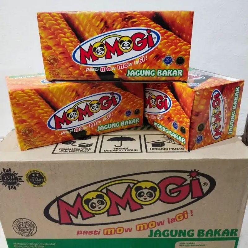 Jual MOMOGI Cokelat Keju Jagung Bakar Isi 20 Pcs X 6g Shopee