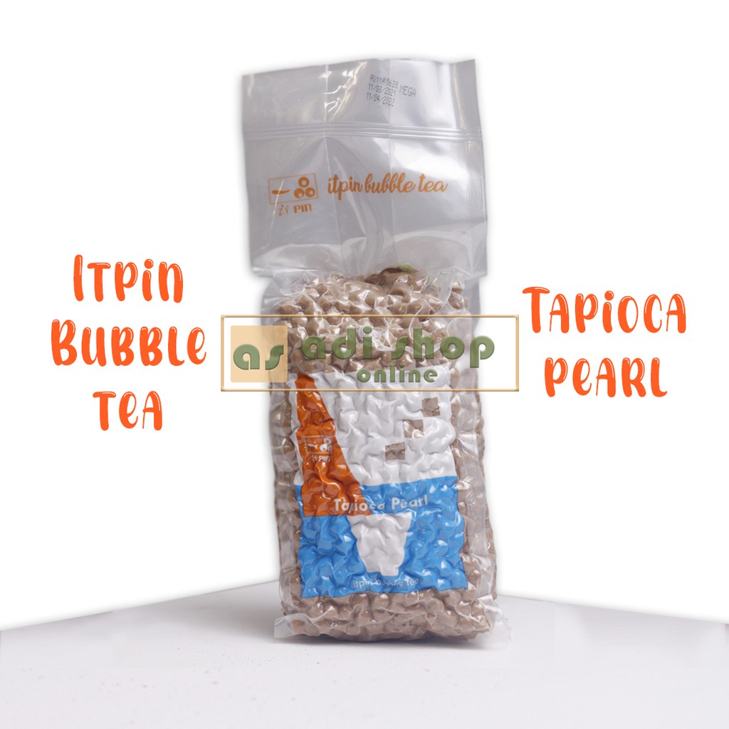 Jual ITPIN BUBBLE TEA 1 KG BOBA HITAM ITPIN TAPIOCA PEARL Shopee