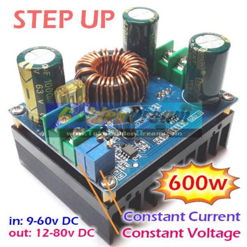 Jual Step Up W Cc Cv In V Dc To Out V Dc Boost Power Supply