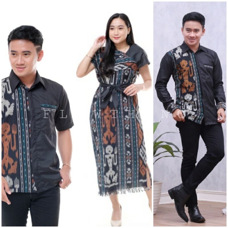 Jual Baju Tenun Couple Toyobo Tenun Couple Toyobo Tenun Set Tenun