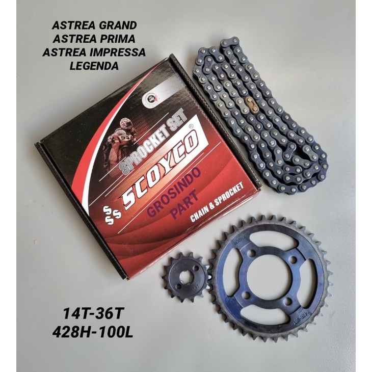 Jual Gear Gir Set Paket Grand Legenda Astrea Impressa Prima Scoyco