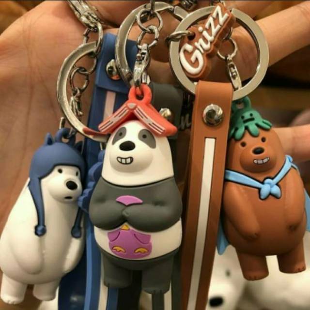 Jual Gantungan Kunci We Bare Bears MINISO Shopee Indonesia