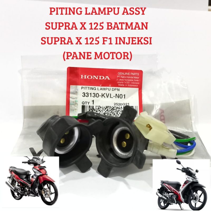 Jual PITING SOKET SOCKET LAMPU DEPAN SUPRA X 125 BLADE NEW SUPRA X 125