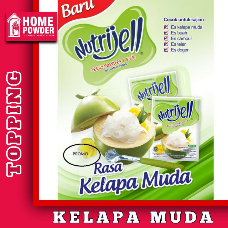 Jual Nutrijel Jelly Kelapa Muda Gr Termurah Topping Minuman Es Buah