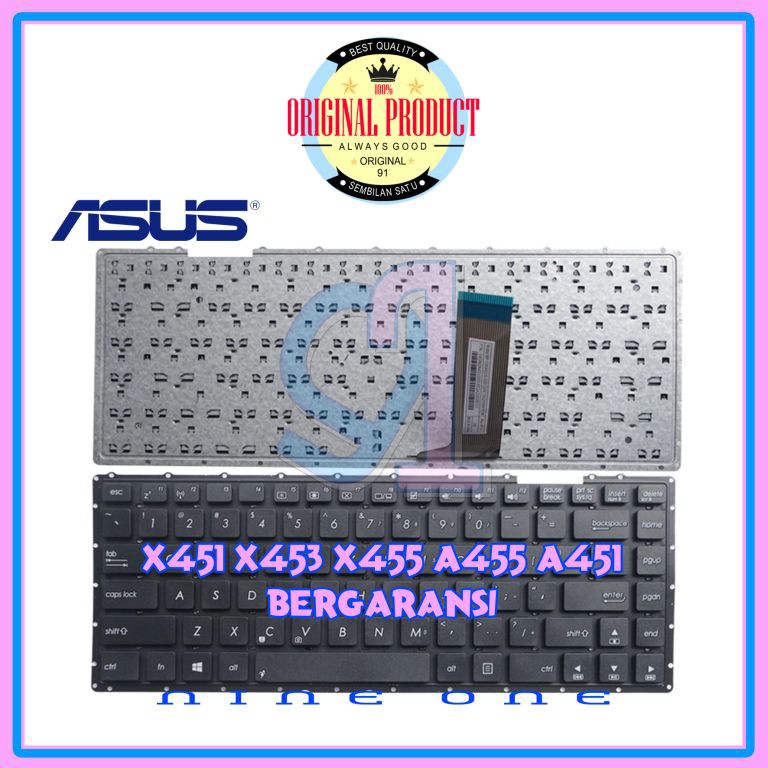 Jual Keyboard Laptop Asus X451 X453 X453S X453SA X453MA X453M X455LB