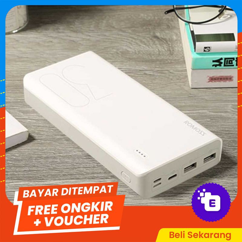 Jual Romoss Sense Power Bank Usb Type C Lightning Port Mah