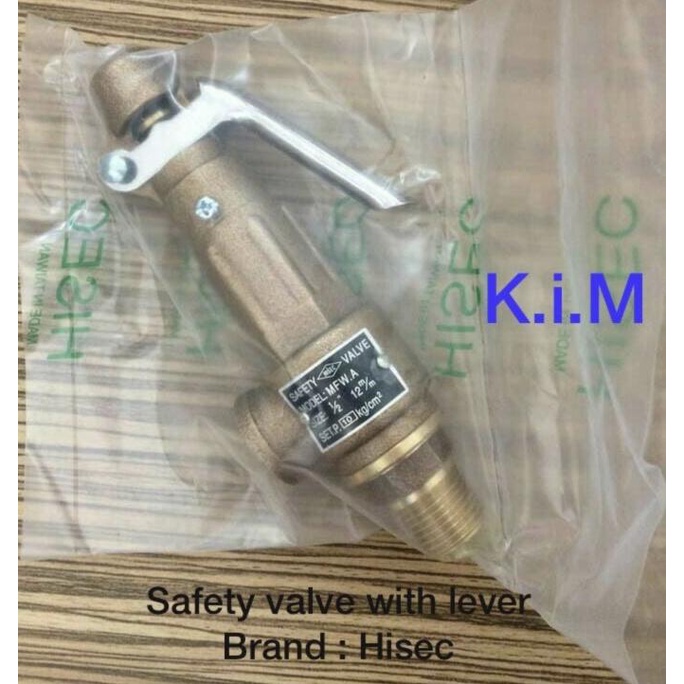 Jual Safety Valve Hisec 1 Inch With Lever 10 Kg Kuningan Shopee