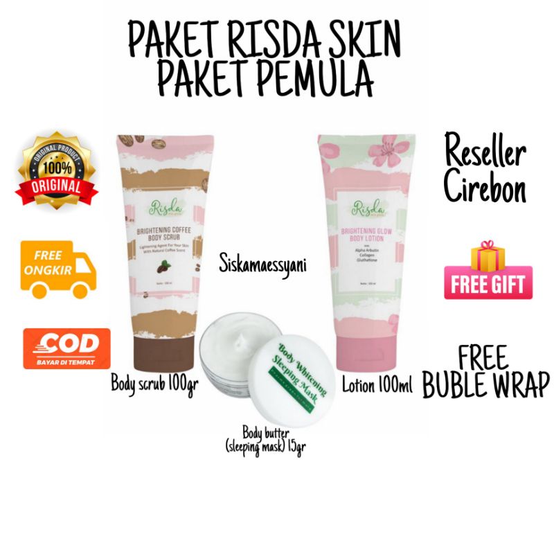 Jual TERLARIS RISDA SKINCARE PAKET 350K RSD SKINCARE PEMUTIH