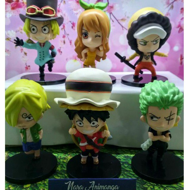 Jual Mainan Pajangan Action Mini Figure Anime One Piece Vol Luffy