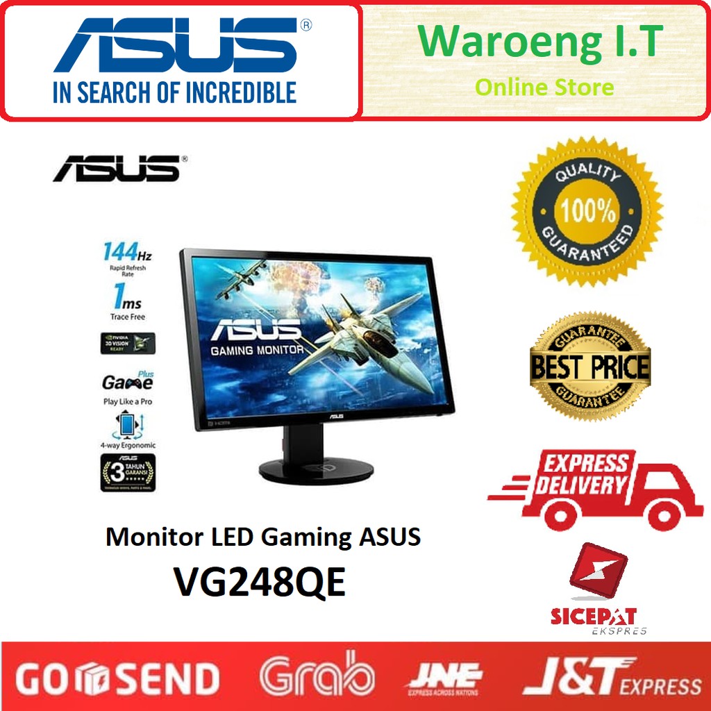 Jual Monitor Gaming Asus Vg Qe Hdmi Full Hd Ms Hz