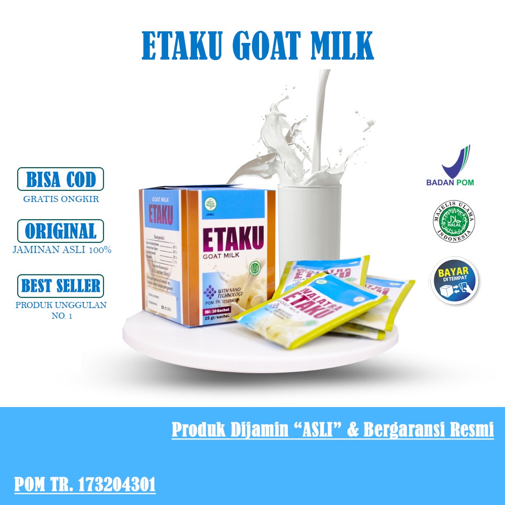 Jual Walatra Etaku Goat Milk Asli Susu Kambing Etawa Original