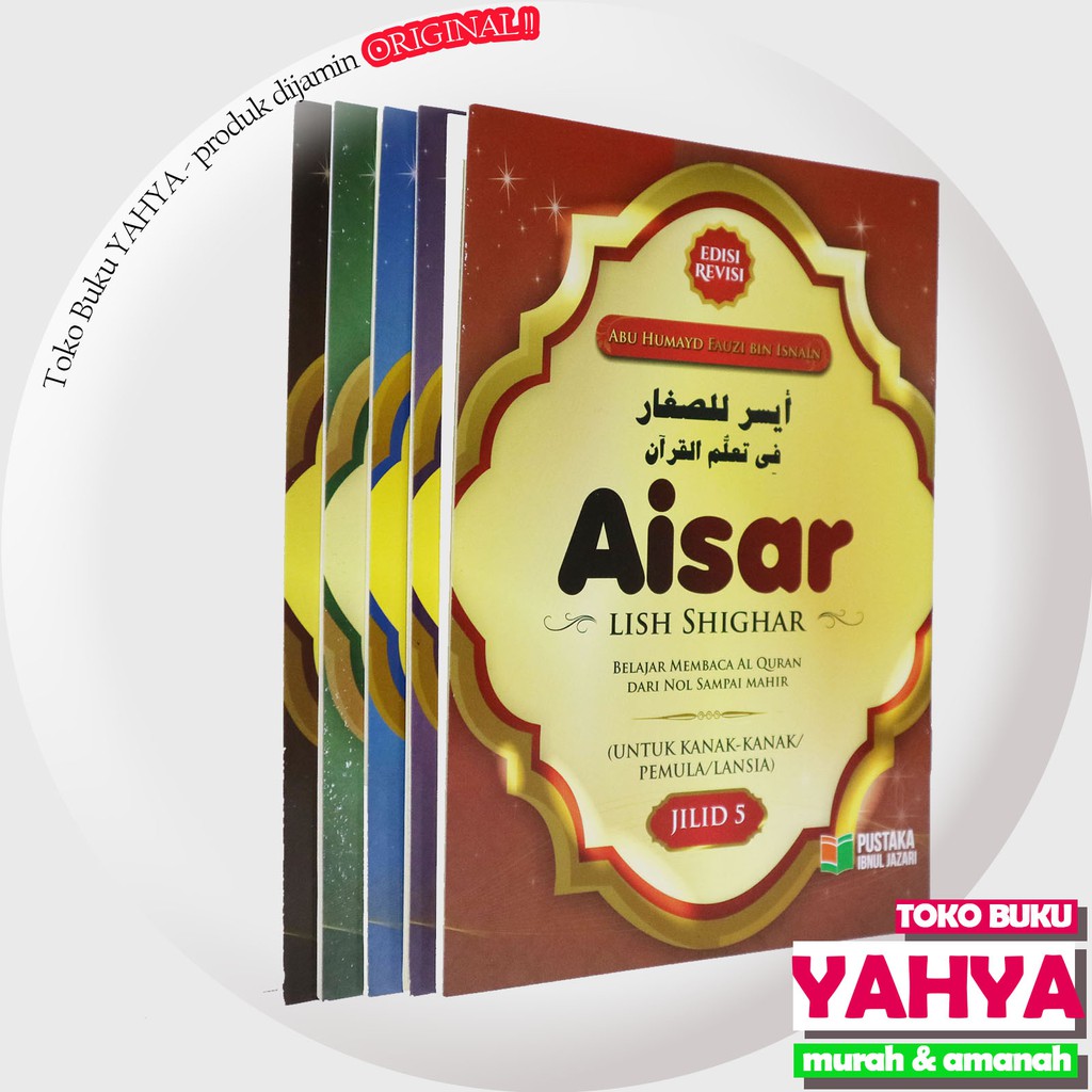 Jual Set Aisar Lish Shighar Jilid Belajar Membaca Al Quran