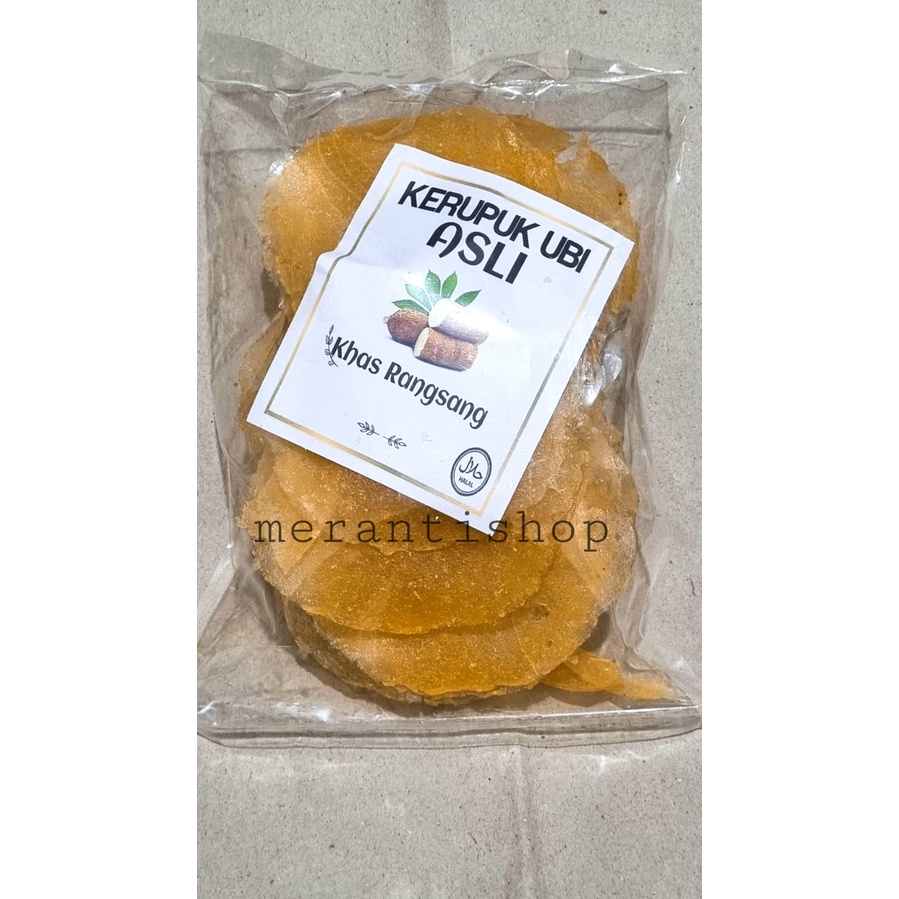 Jual Kerupuk Opak Ubi Khas Rangsang Original Halal Krupuk Pulau