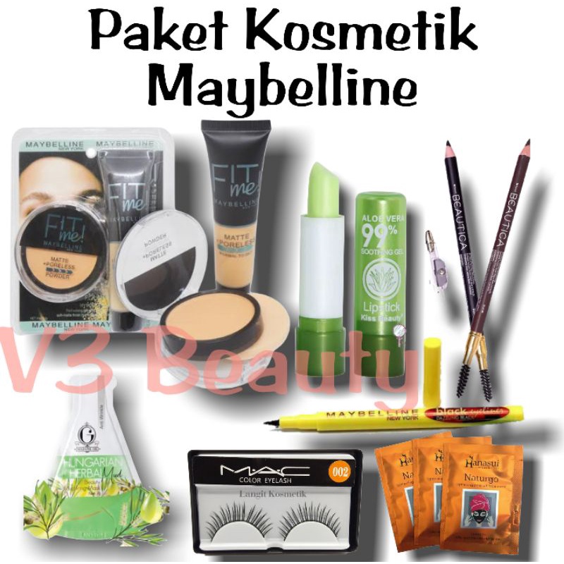 Jual Paket Kosmetik Maybelline Fit Me Fondation In Lengkap Murah