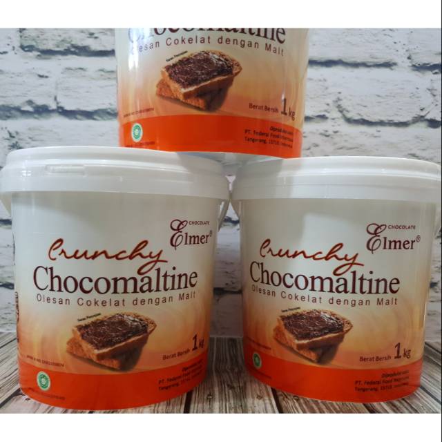 Jual Elmer Crunchy Chocomaltine Selai Coklat Mirip Ovomaltine Olesan