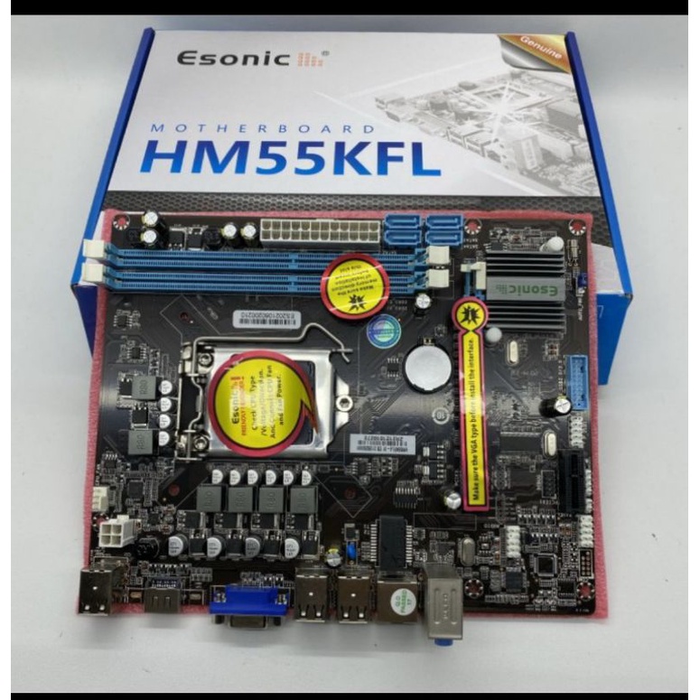 Jual MOTHERBOARD ESONIC H55 LGA 1156 Shopee Indonesia