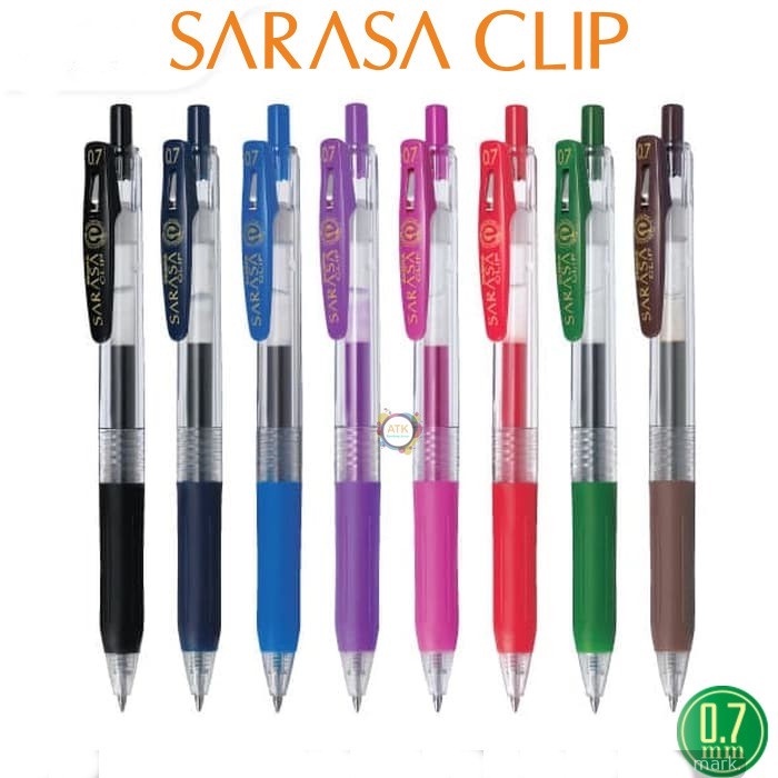 Jual Pulpen Gel Zebra Sarasa Clip Tip Mm Ready Semua Warna Gel Pen