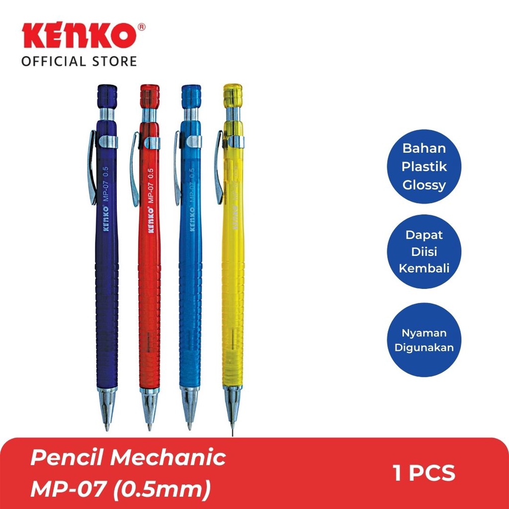 Jual KENKO MECHANICAL PENCIL Pensil Mekanik MP 07 0 5 Mm Random