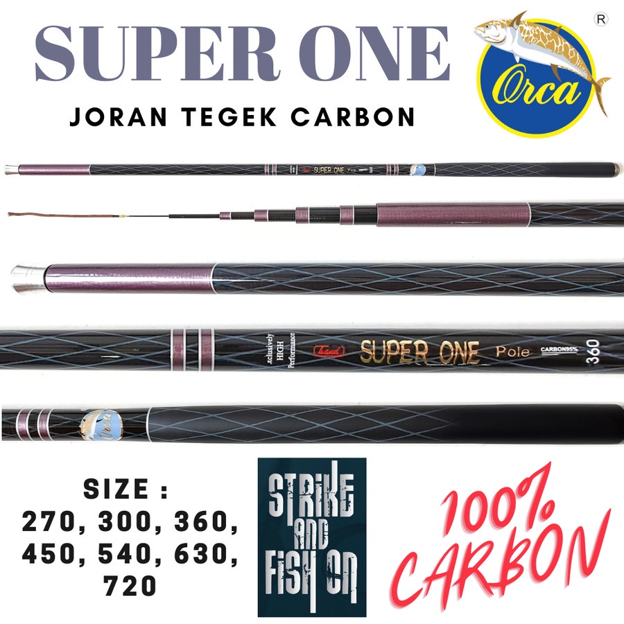 Jual Joran Tegek Carbon Orca Super One