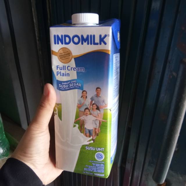 Jual Susu Uht Indomilk Full Cream Plain Kg Ml Shopee Indonesia