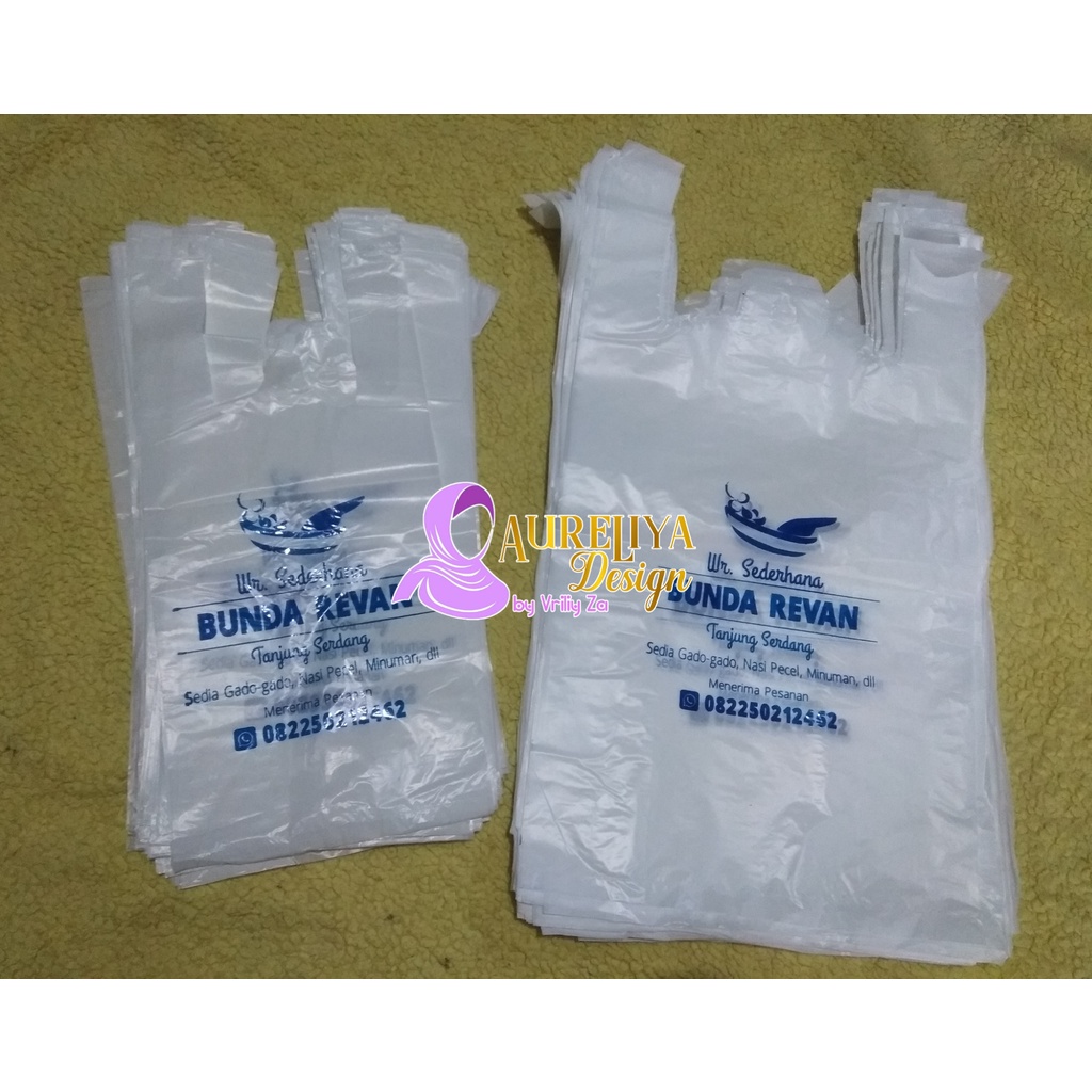 Jual Kantong Plastik Kresek Sablon Custom Shopee Indonesia