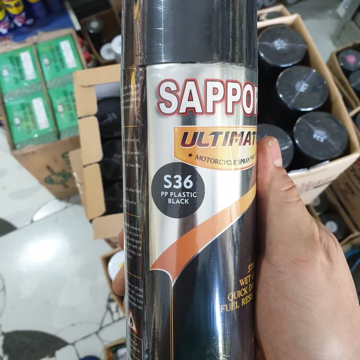 Jual Cat Sapporo S Pp Plastic Primer Black Hitam Sapporo Ultimate