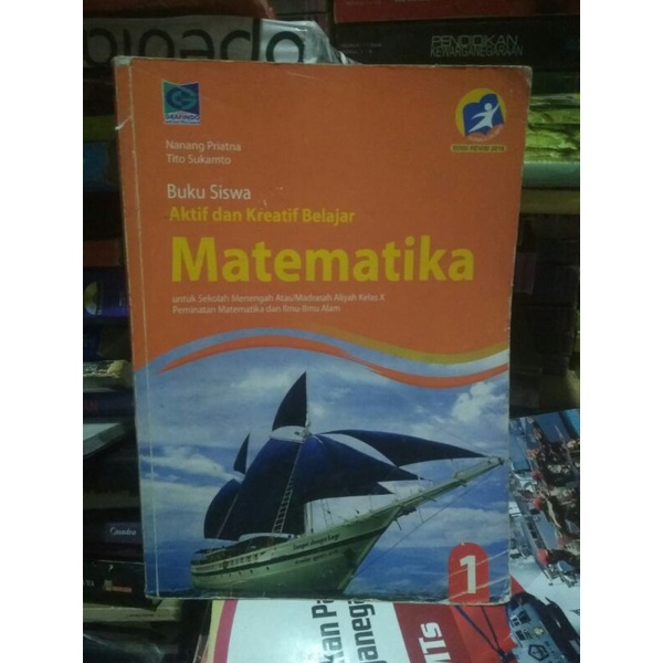 Jual Buku Matematika SMA MA Kelas 1 10 Penerbit Grafindo Peminatan