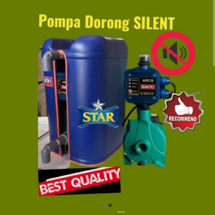 Jual POMPA AIR SILENT MCKARLEN BOOSTER WILO SANYO WILO SHIMIZU HITACHI